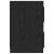 Dulap de rufe Stejar Negru 50 x 68 x 102 cm Lemn compozit GartenMobel Dekor