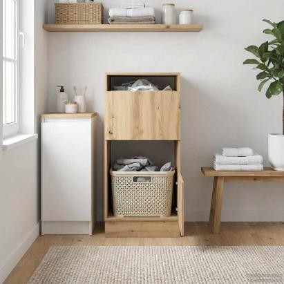Dulap de rufe Stejar Artizanal 50 x 68 x 102 cm Lemn compozit GartenMobel Dekor