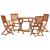 Set de Mobilier pentru Exterior 5 pcs natural GartenMobel Dekor