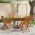 Set de Mobilier pentru Exterior 5 pcs natural GartenMobel Dekor