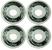 Set 4 roti skateboard Sportmann 54 mm din silicon, duritate 100A