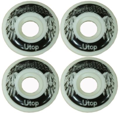 Set 4 roti skateboard Sportmann 54 mm din silicon, duritate 100A