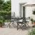 Set de Mobilier pentru Exterior 5 pcs Antracit Fier și Oțel GartenMobel Dekor