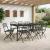 Set de Mobilier pentru Exterior 7 pcs Antracit Fier și Oțel GartenMobel Dekor