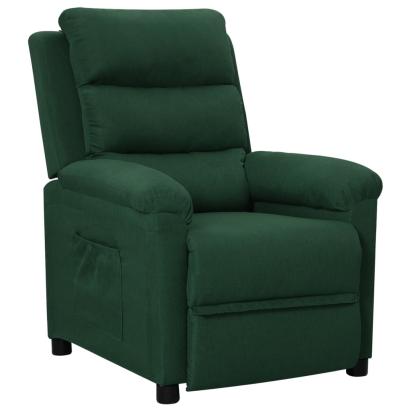 Fotoliu rabatabil, verde închis, material textil GartenMobel Dekor