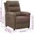 Fotoliu rabatabil, gri taupe, material textil GartenMobel Dekor