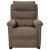 Fotoliu rabatabil, gri taupe, material textil GartenMobel Dekor