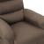 Fotoliu rabatabil, gri taupe, material textil GartenMobel Dekor
