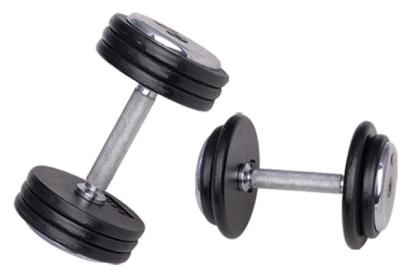 Gantera fixa profesionala 30 kg inSPORTline, din fonta si otel
