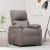 Fotoliu rabatabil, gri taupe, material textil GartenMobel Dekor
