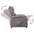 Fotoliu rabatabil, gri taupe, material textil GartenMobel Dekor