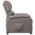 Fotoliu rabatabil, gri taupe, material textil GartenMobel Dekor