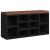 Bancheta pantofar, negru, 103x30x48 cm, lemn prelucrat GartenMobel Dekor