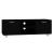 Comodă TV, negru, 120x40,5x35 cm, lemn prelucrat GartenMobel Dekor