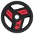 Disc olimpic cauciucat inSPORTline Herk 25 kg pentru bara 50 mm