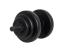 Gantere reglabile PVC cu ciment 2x10 kg pentru fitness Sportmann
