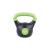 Gantera kettlebell inSPORTline Vin-Bell Dark 3 kg, negru-verde