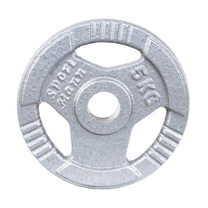 Disc greutate 5 kg Sportmann din fier, cu mânere ergonomice, 51 mm