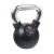 Gantera kettlebell cauciucata 6 kg Sportmann cu maner cromat ergonomic