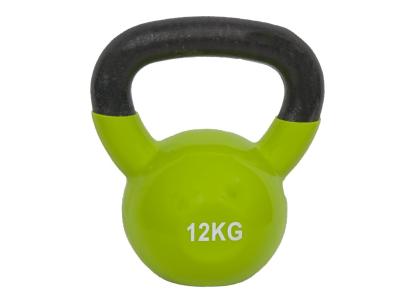 Kettlebell din vinil 12 kg Sportmann, cu maner ergonomic