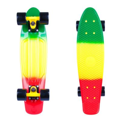 Pennyboard WORKER Sunbow 22 inch multicolor, compact si usor