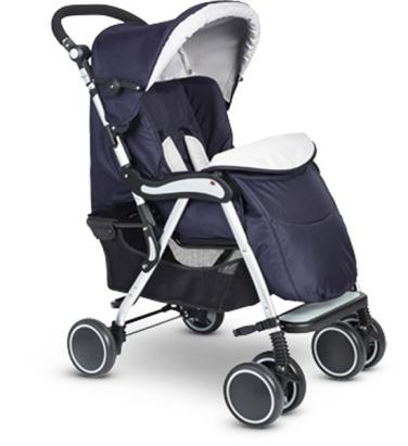 Carucior sport pliabil Plebani City, albastru inchis, 0-36 luni