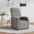Fotoliu rabatabil, gri taupe, material textil GartenMobel Dekor