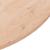 Blat de masă rotund, Ø90x1,5 cm, lemn masiv stejar netratat GartenMobel Dekor