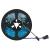Bandă LED 2 pcs Negru și transparent 2500 mm Cupru și Plastic GartenMobel Dekor