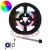 Bandă LED 2 pcs Negru și transparent 350 mm Cupru și Plastic GartenMobel Dekor
