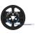 Bandă LED 2 pcs Negru și transparent 350 mm Cupru și Plastic GartenMobel Dekor