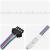 Bandă LED 2 pcs Negru și transparent 400 mm Cupru și Plastic GartenMobel Dekor