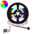 Bandă LED 2 pcs Negru și transparent 400 mm Cupru și Plastic GartenMobel Dekor