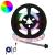 Bandă LED 2 pcs Negru și transparent 450 mm Cupru și Plastic GartenMobel Dekor