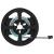 Bandă LED 2 pcs Negru și transparent 450 mm Cupru și Plastic GartenMobel Dekor