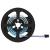 Bandă LED 2 pcs Negru și transparent 550 mm Cupru și Plastic GartenMobel Dekor