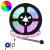 Bandă LED 2 pcs Negru și transparent 1700 mm Cupru și Plastic GartenMobel Dekor