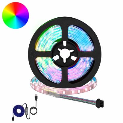 Bandă LED 2 pcs Negru și transparent 950 mm Cupru și Plastic GartenMobel Dekor