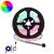 Bandă LED 2 pcs Negru și transparent 1000 mm Cupru și Plastic GartenMobel Dekor