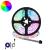 Bandă LED 2 pcs Negru și transparent 2300 mm Cupru și Plastic GartenMobel Dekor