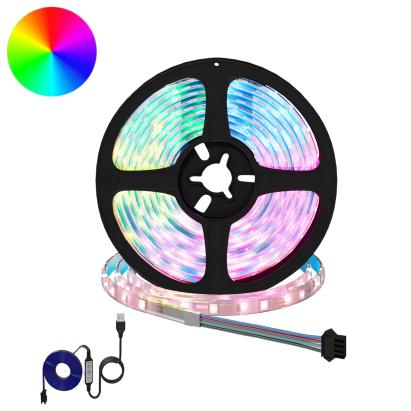 Bandă LED 2 pcs Negru și transparent 2300 mm Cupru și Plastic GartenMobel Dekor
