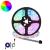 Bandă LED 2 pcs Negru și transparent 3000 mm Cupru și Plastic GartenMobel Dekor