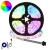 Bandă LED 2 pcs Negru și transparent 5100 mm Cupru și Plastic GartenMobel Dekor