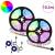 Bandă LED 2 pcs Negru și transparent 5100 mm Cupru și Plastic GartenMobel Dekor