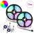 Bandă LED 2 pcs Negru și transparent 5500 mm Cupru și Plastic GartenMobel Dekor