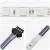 Bandă LED 2 pcs Negru și Multicolor 1745 mm Cupru și Plastic GartenMobel Dekor