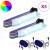 Bandă LED 2 pcs Negru și Multicolor 1745 mm Cupru și Plastic GartenMobel Dekor
