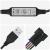 Bandă LED 2 pcs Negru și Multicolor 1745 mm Cupru și Plastic GartenMobel Dekor