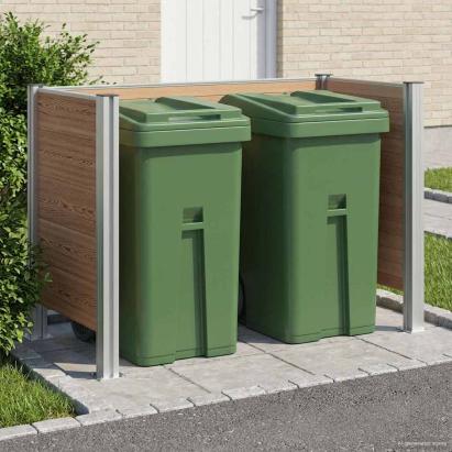 Împrejmuire pentru Coș de Gunoi Maro 161 x 85 x 115 cm GartenMobel Dekor