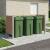 Împrejmuire pentru Coș de Gunoi Maro 237 x 85 x 115 cm GartenMobel Dekor